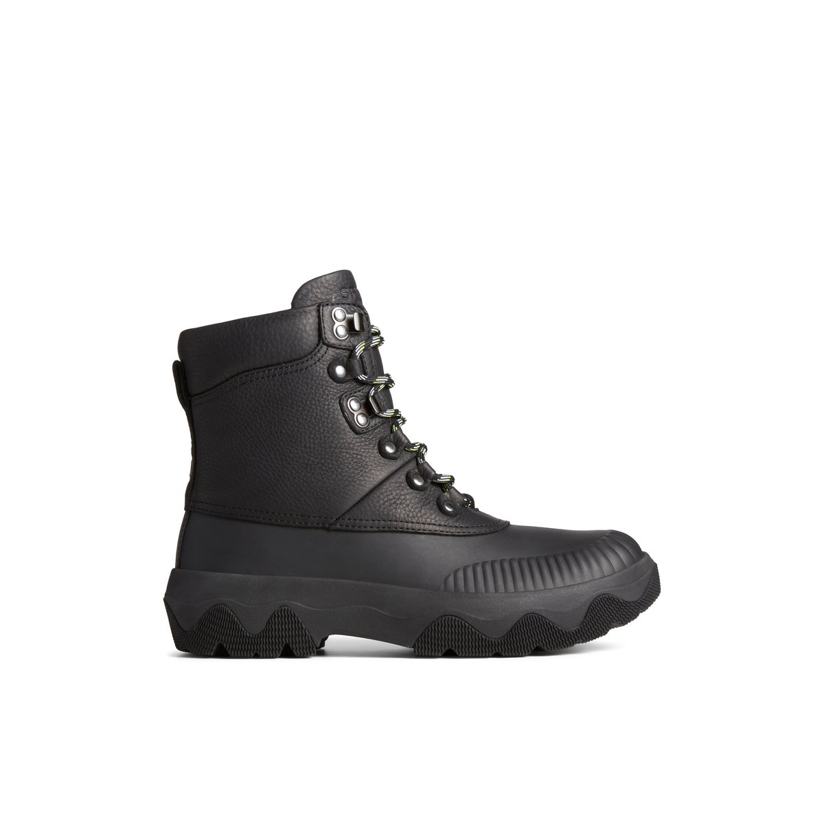 Sperry boots black new arrivals